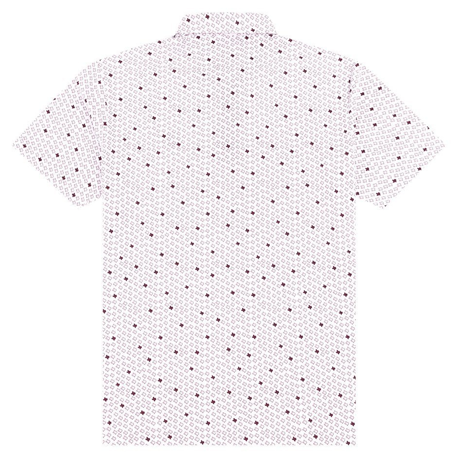 Texas A&M Horn Legend State Outline Pattern Polo