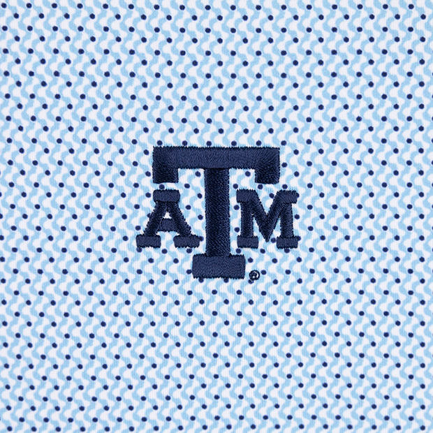 Texas A&M Horn Legend Coils Pattern Polo