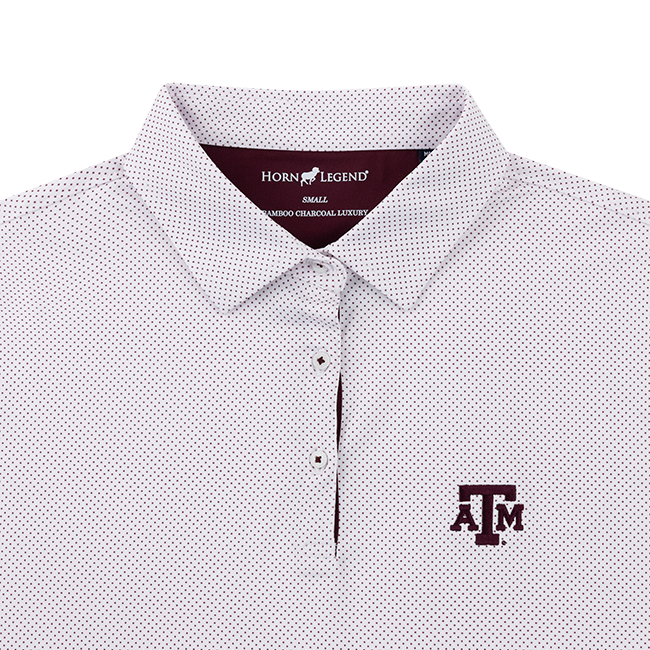 Texas A&M Horn Legend Quarter Buttoned Top