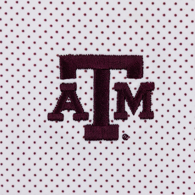 Texas A&M Horn Legend Quarter Buttoned Top