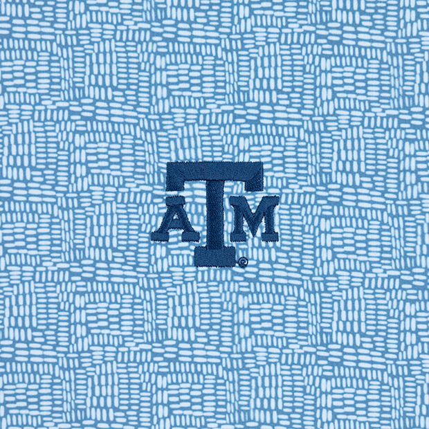 Texas A&M GenTeal Tibbets Blue Polo
