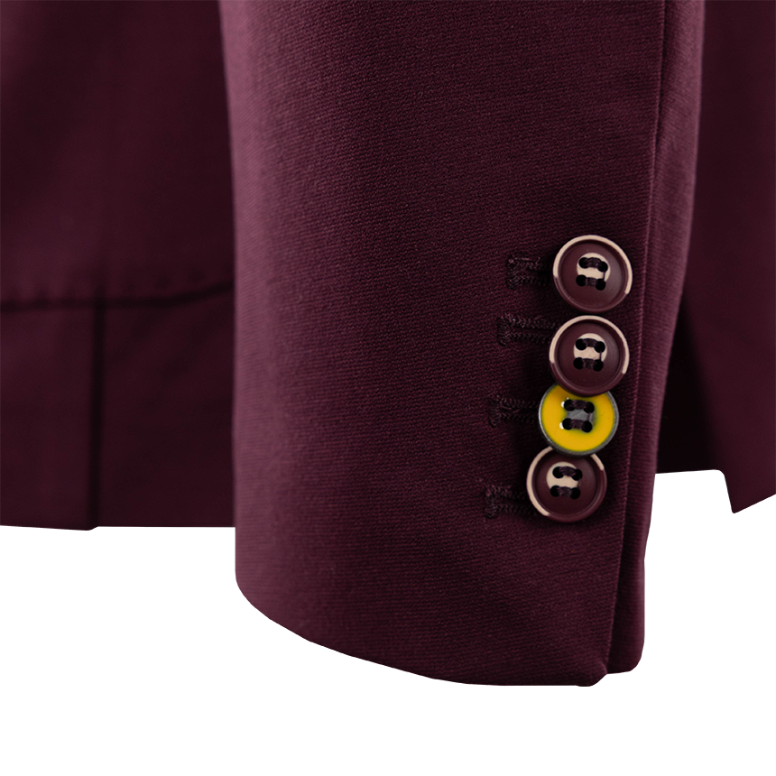 Maroon Giacca Uomo Blazer