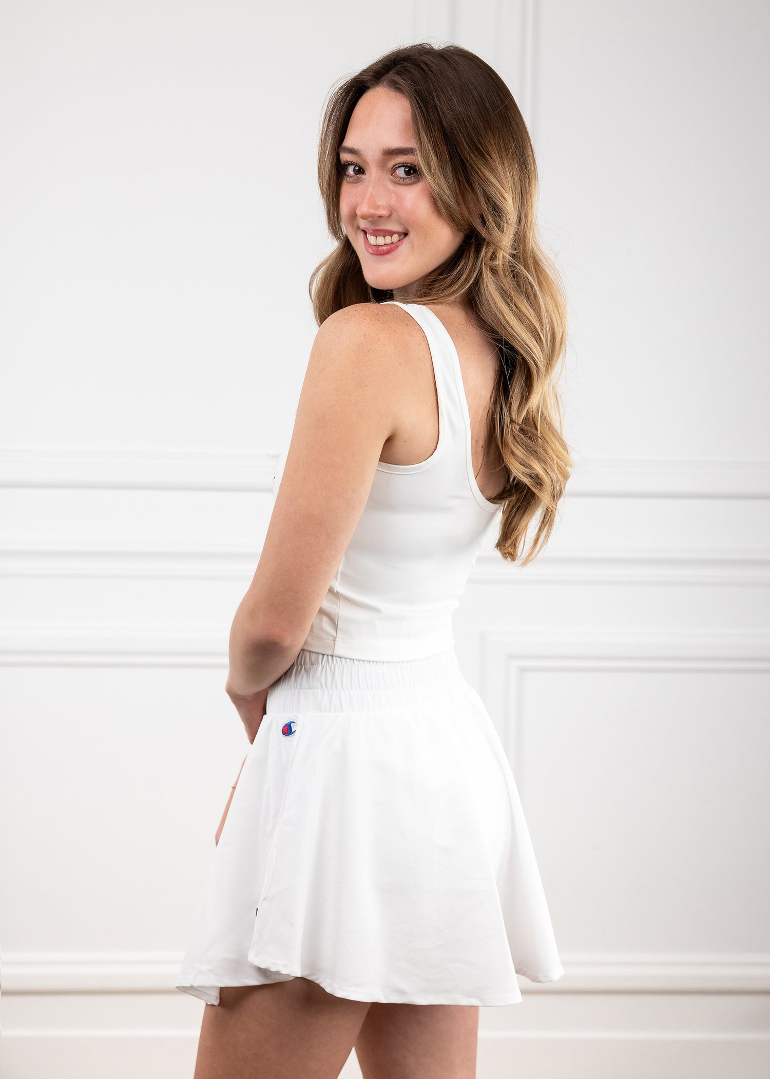 Texas A&M Champion Ruffle Woven Skirt