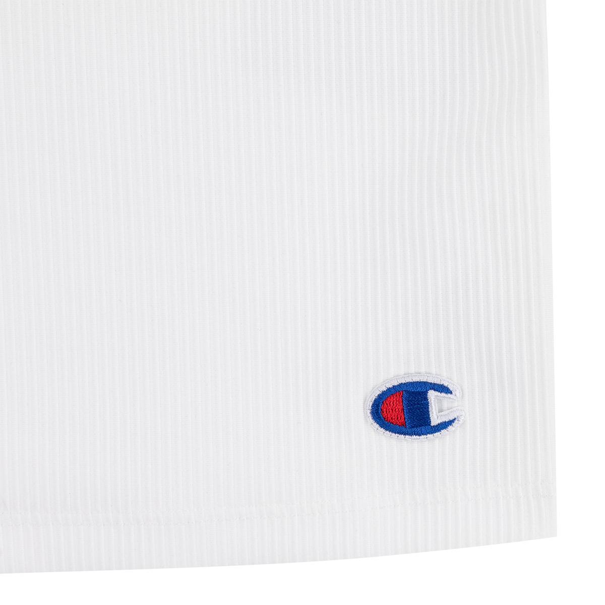 Texas A&M Champion Ottoman Rib Henley Crop White