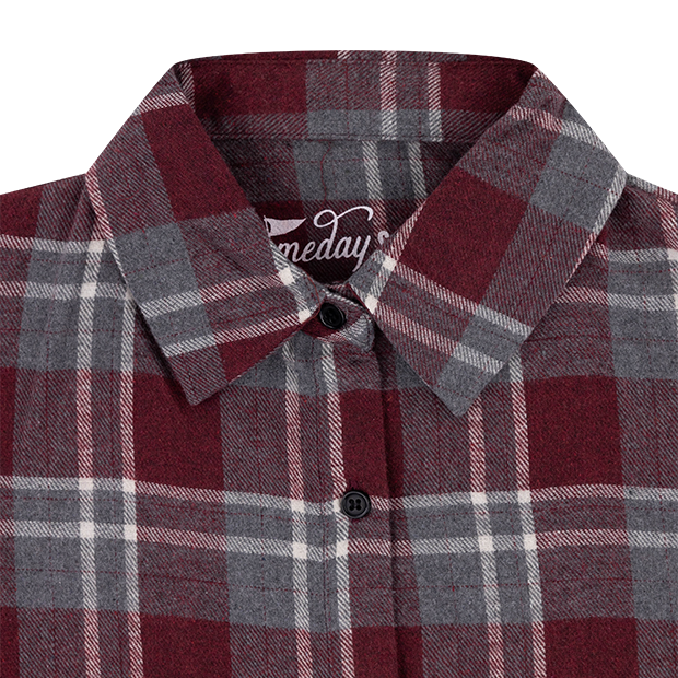 Texas A&M Aggies Oversized Plaid Button Down