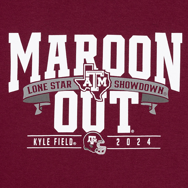 Texas A&M Youth Maroon Out 2024 T-Shirt - Maroon