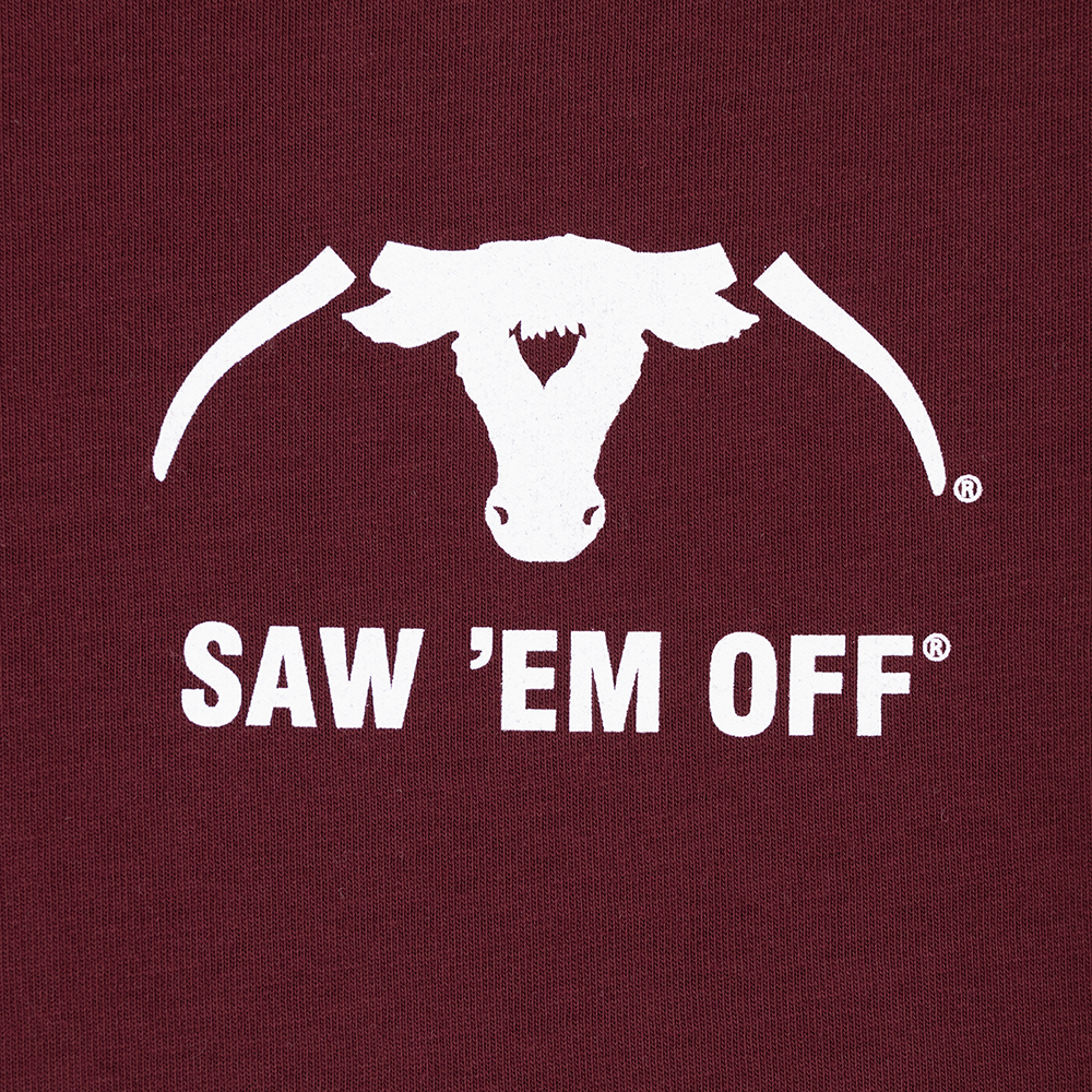 Saw 'Em Off Mascot Hamburger T-Shirt