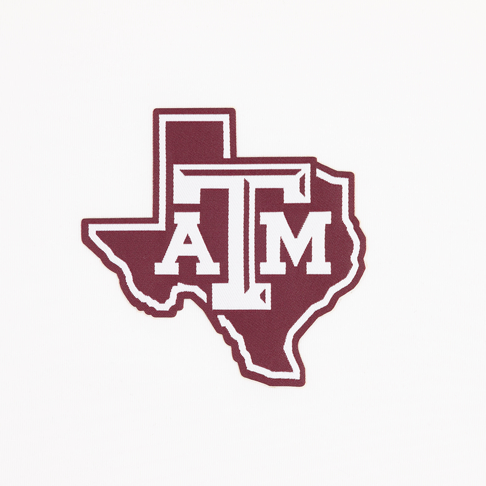Texas A&M Adidas Lonestar 2025 White Coaches Polo
