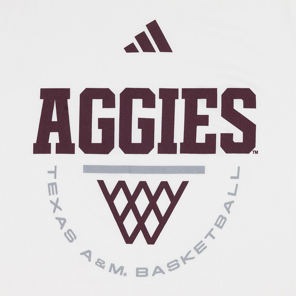 Aggies Adidas Net Arch Pregame T-Shirt