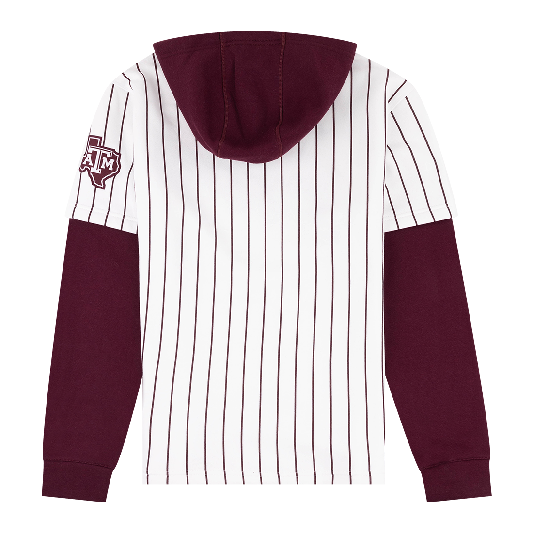 Texas A&M Aggies ADIDAS Baseball Pinstripe Hoodie