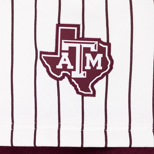 Texas A&M Aggies ADIDAS Baseball Pinstripe Hoodie