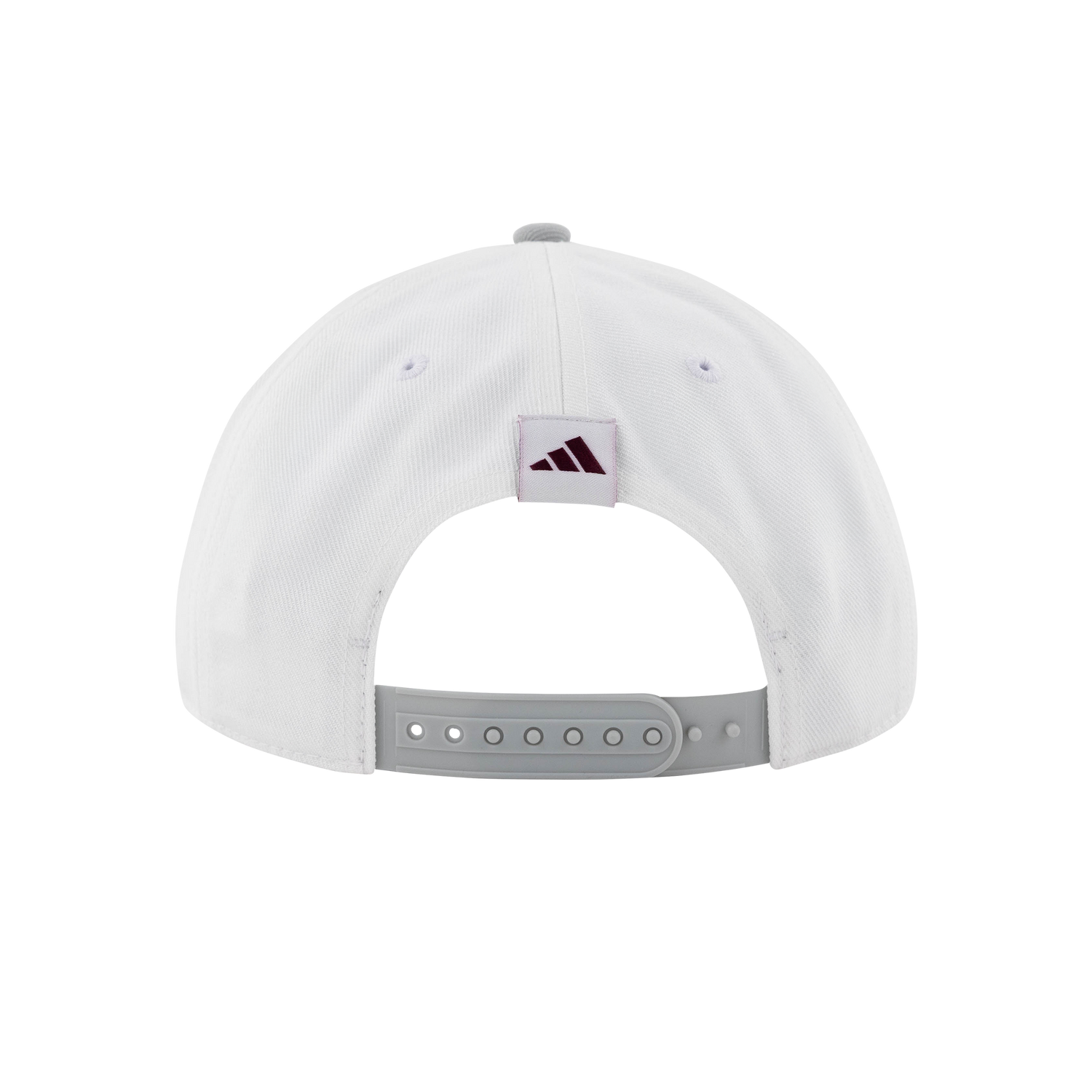 Aggies Adidas White A-Frame Cap