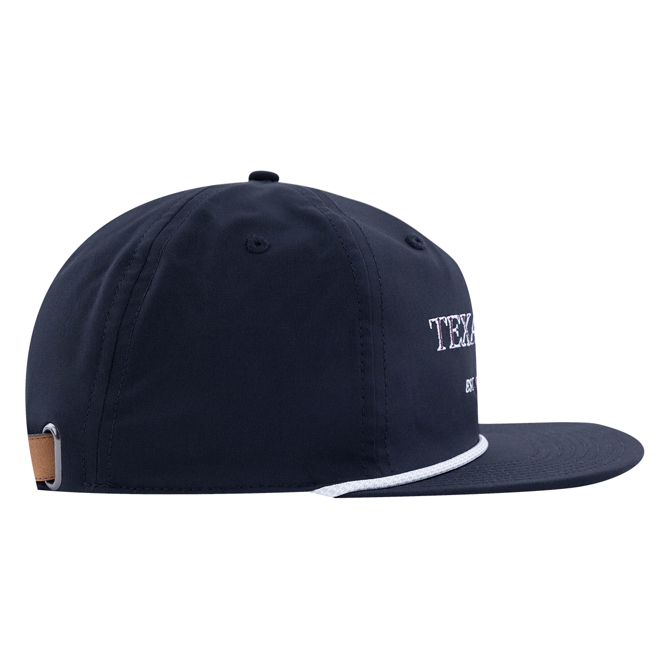Texas A&M Adidas Black Flat Bill Rope Cap