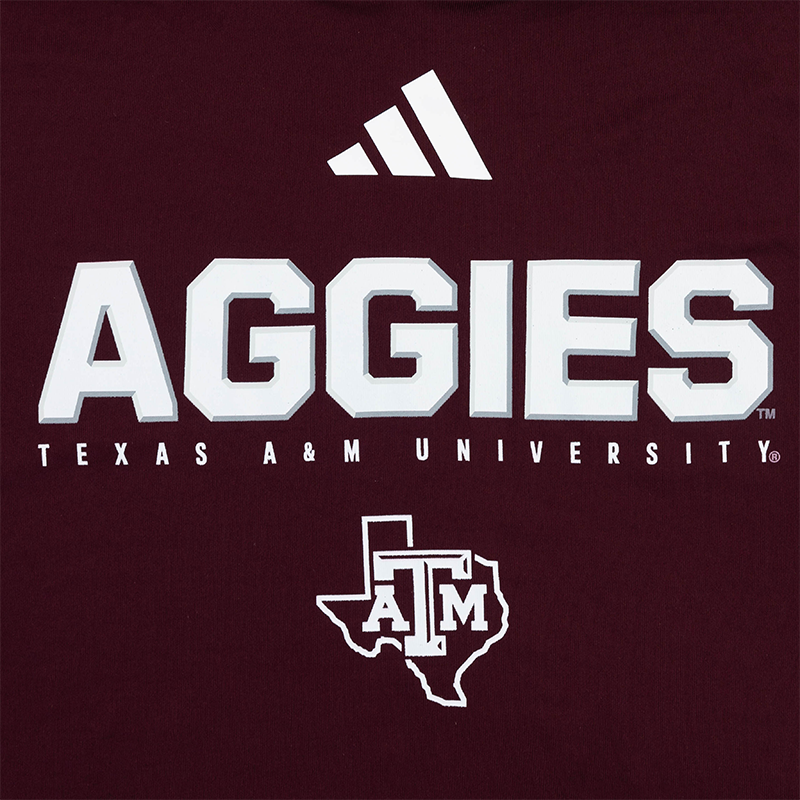 Texas A&M Aggies ADIDAS D4T Long Sleeve Hoody