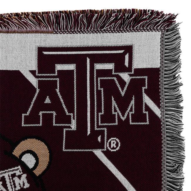 Texas A&M Baby Throw Football Blanket