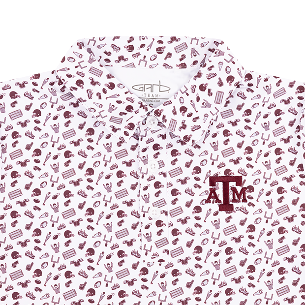 Texas A&M Toddler All Over FB Polo