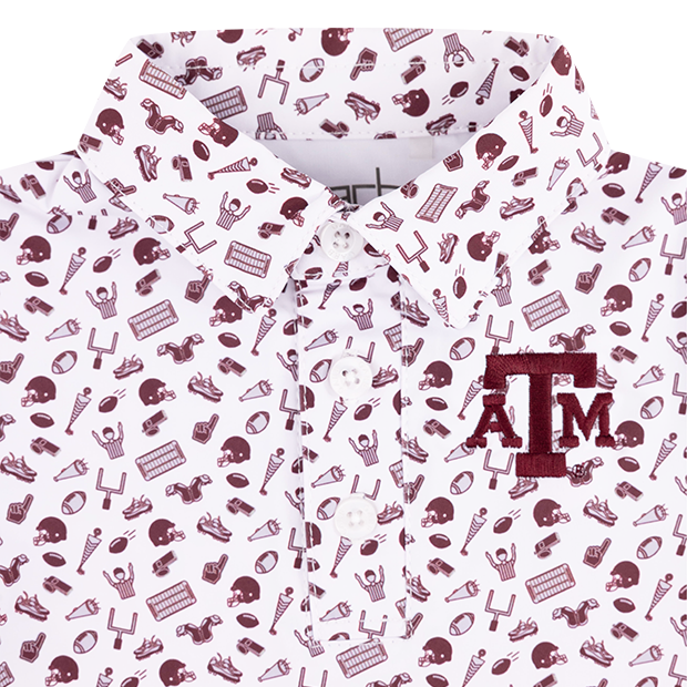 Texas A&M Infant All Over FB Onesie