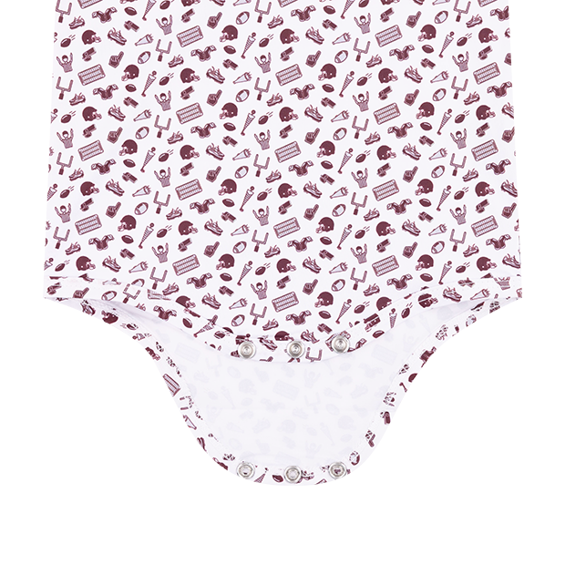 Texas A&M Infant All Over FB Onesie