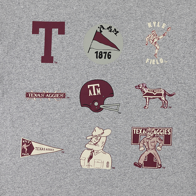 Texas A&M History Lock Foundation Tee