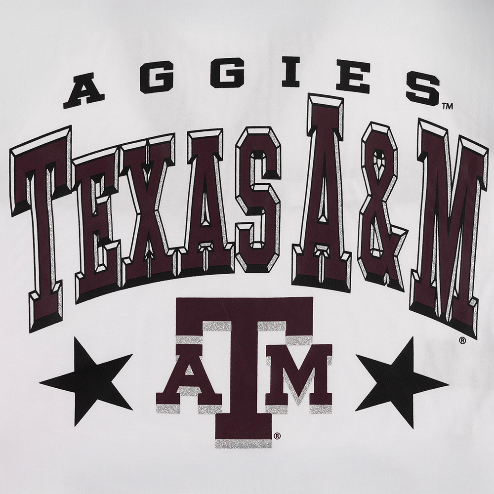 Texas A&M Energize White Sporty Tank