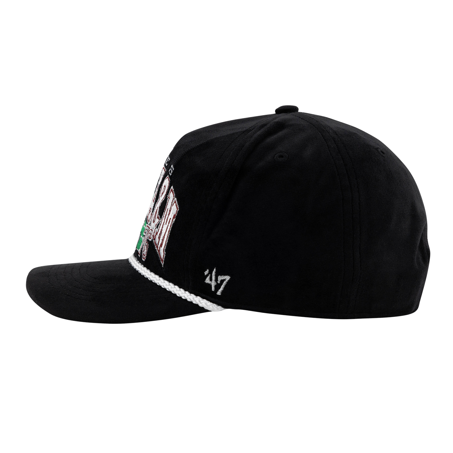 Texas A&M Black Velvet Rope Football Hat