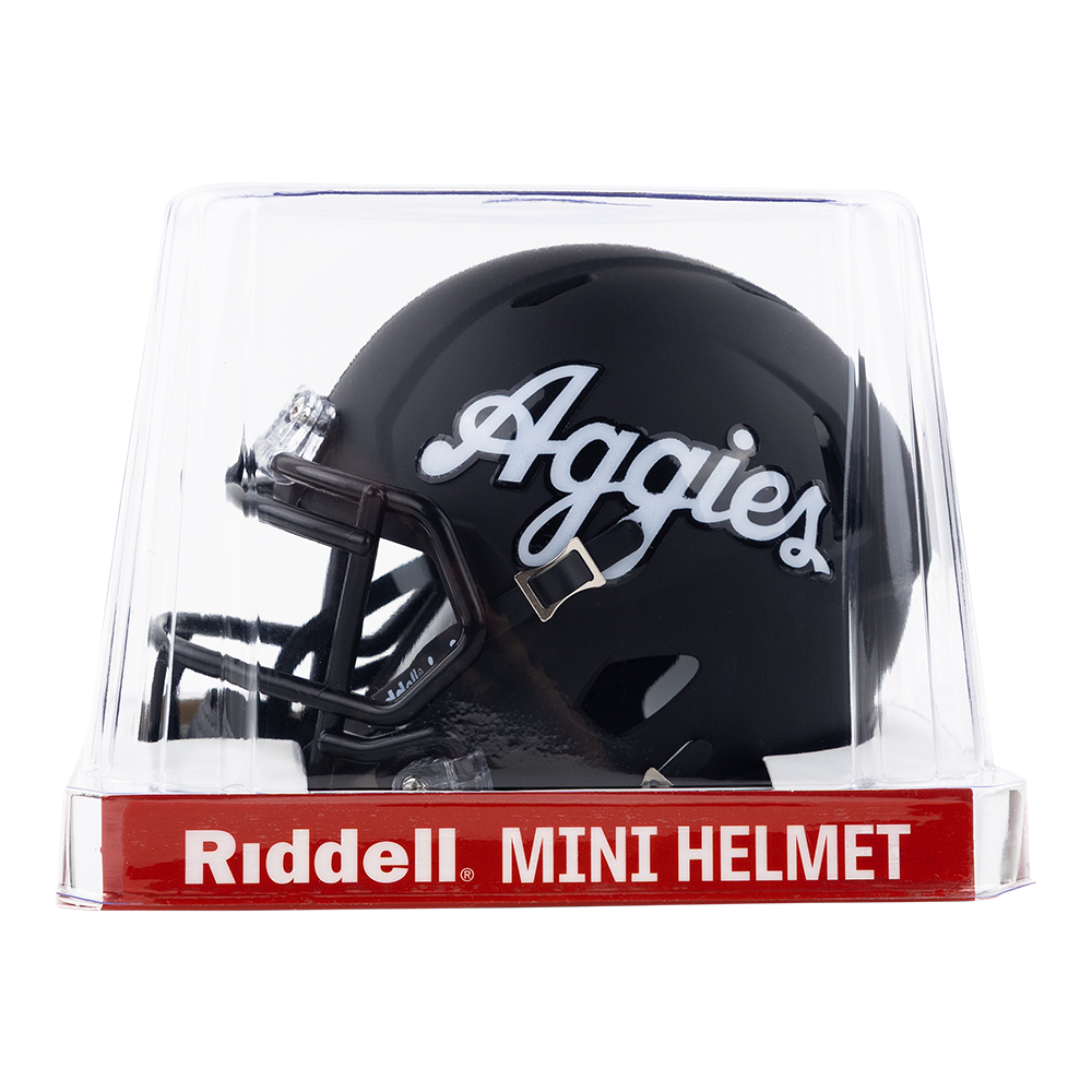 Script Helmet Script Aggies Speed Mini Black Helmet – Aggieland Outfitters