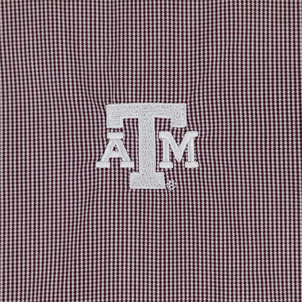 Texas A&M Antigua Porter Micro Woven Womens Button Down