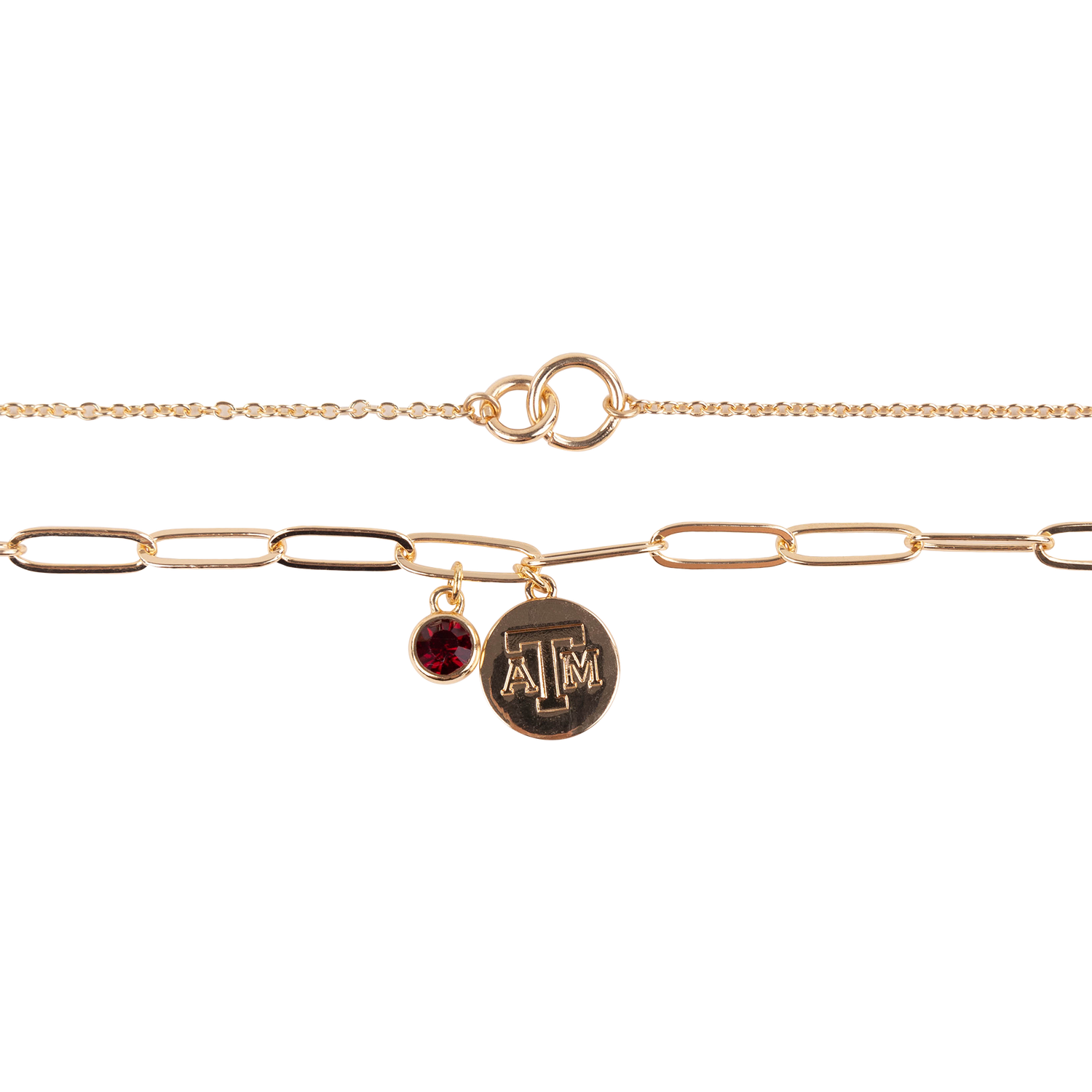 Texas A&M SHELBY & GRACE Layered Chain Bracelets