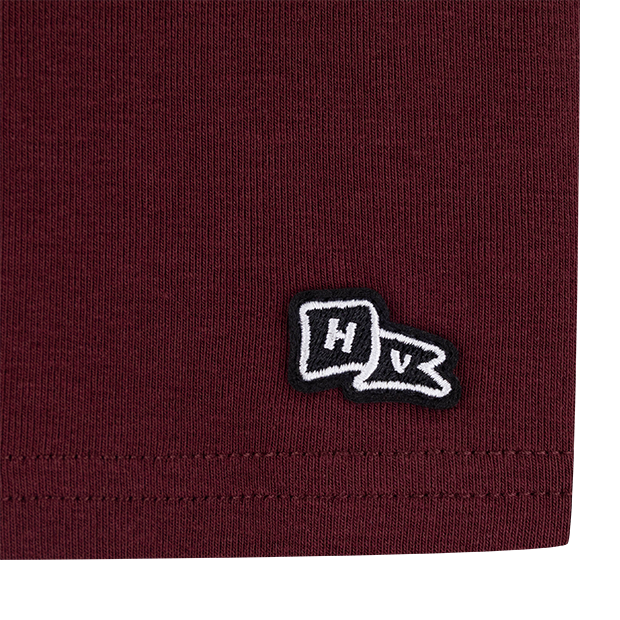 Texas A&M Maroon Baby Tee with Helmet