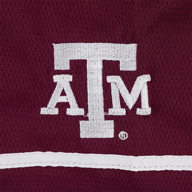 Aggies Hype & Vice Cropped Baseball Jersey
