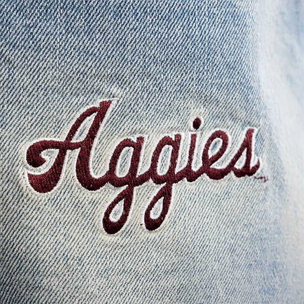 Texas A&M Aggies Denim Patched Shorts