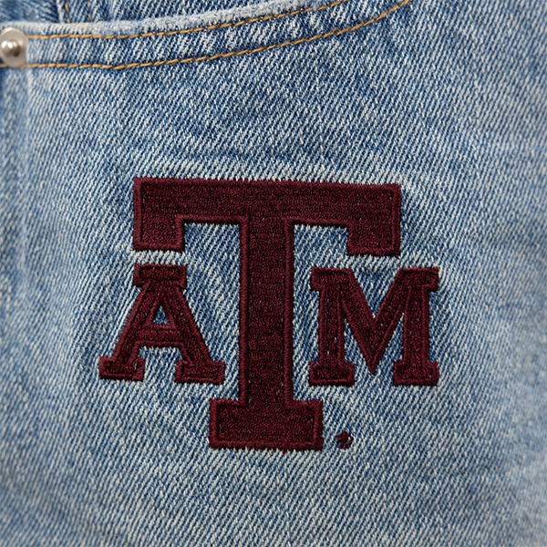 Texas A&M Aggies Denim Patched Shorts
