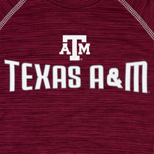 Texas A&M Colosseum Up-ton Long Sleeve Raglan Tee