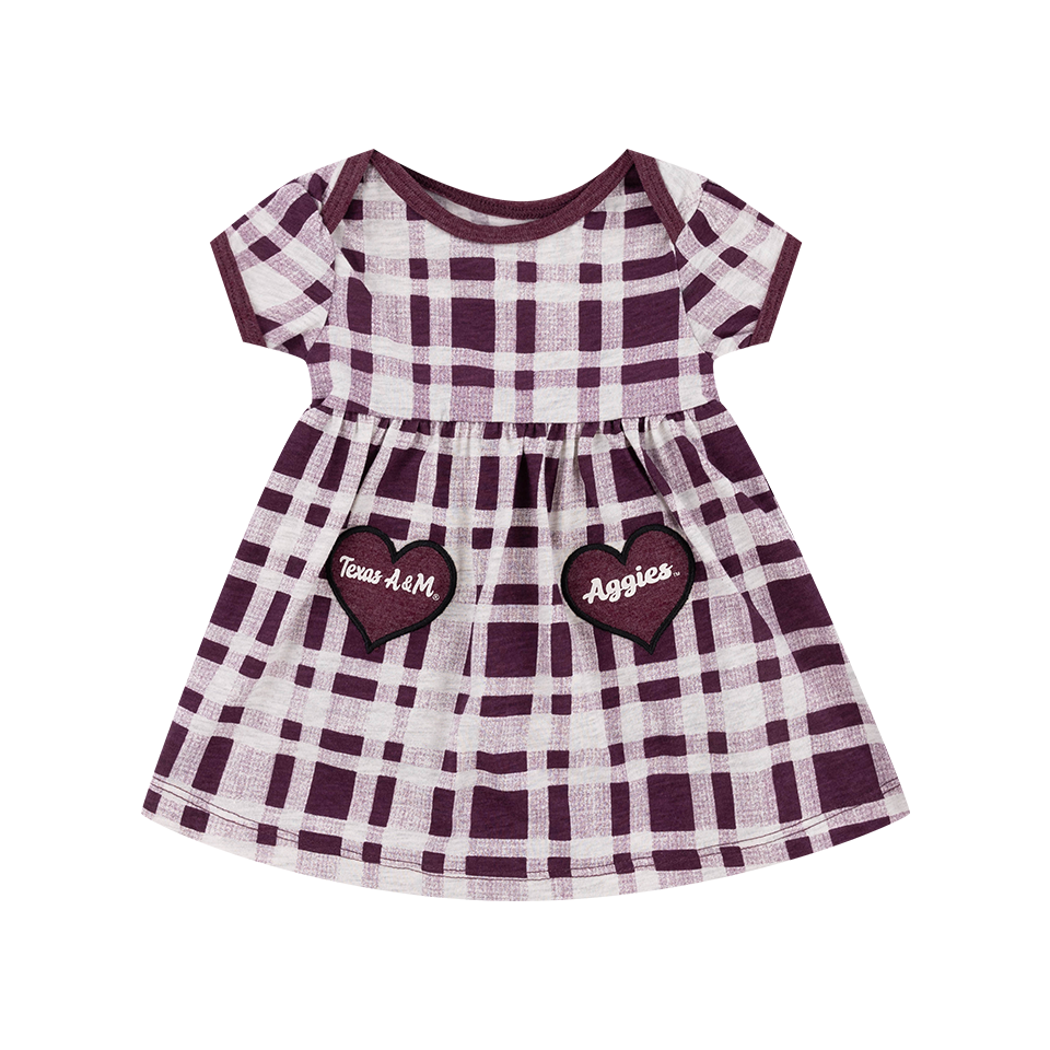 Texas A&M Aggies Marceline Plaid Dress Set