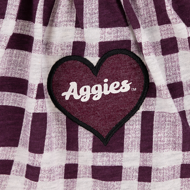 Texas A&M Aggies Marceline Plaid Dress Set
