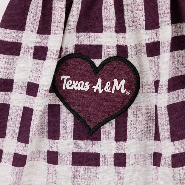 Texas A&M Aggies Marceline Plaid Dress Set