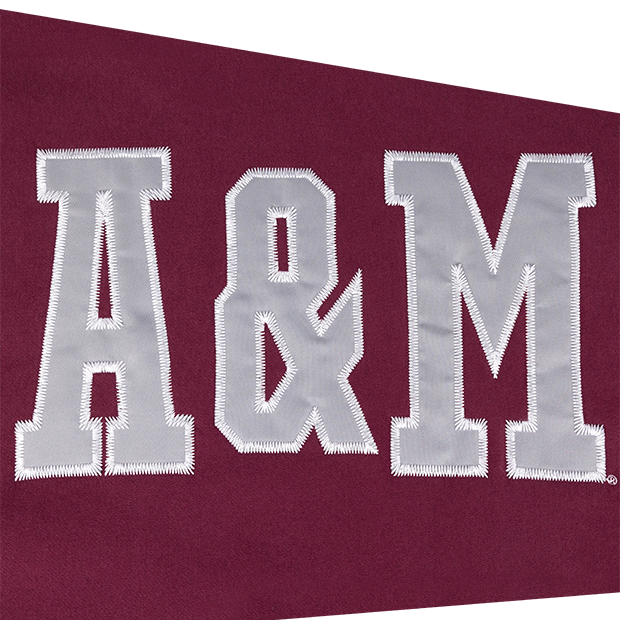 Texas A&M Aggies Pressbox Maroon Flannigan Sweatshirt