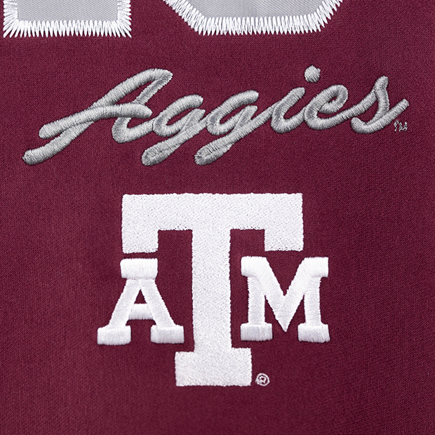 Texas A&M Aggies Pressbox Maroon Flannigan Sweatshirt