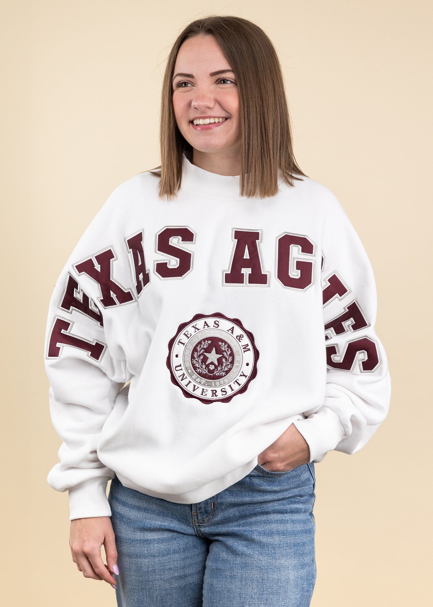 Texas A&M Aggies Collegiate Outfitters Seal Sweatshirt