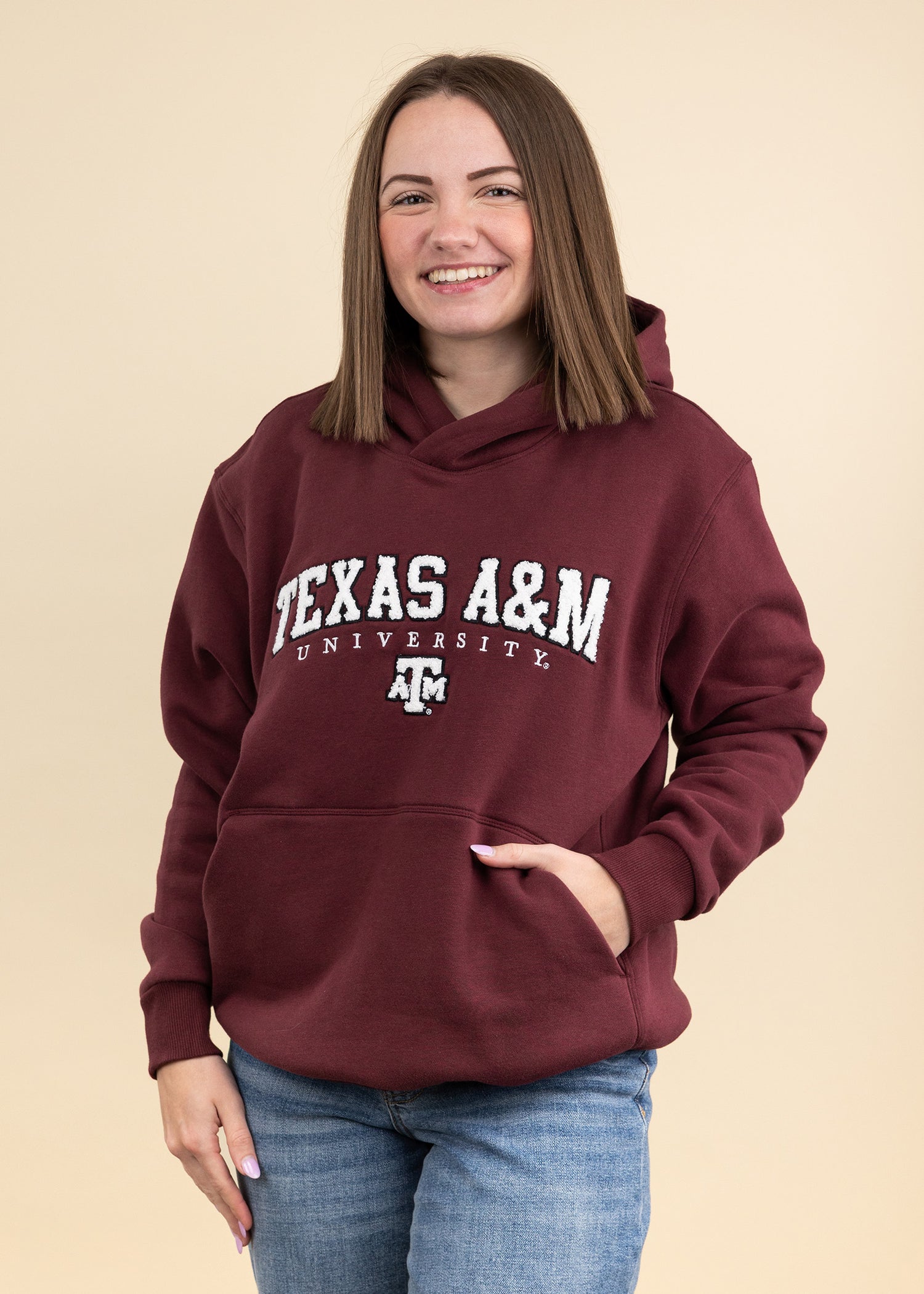 Texas A&M Collegiate Outfitters Arch Chenille Hoodie