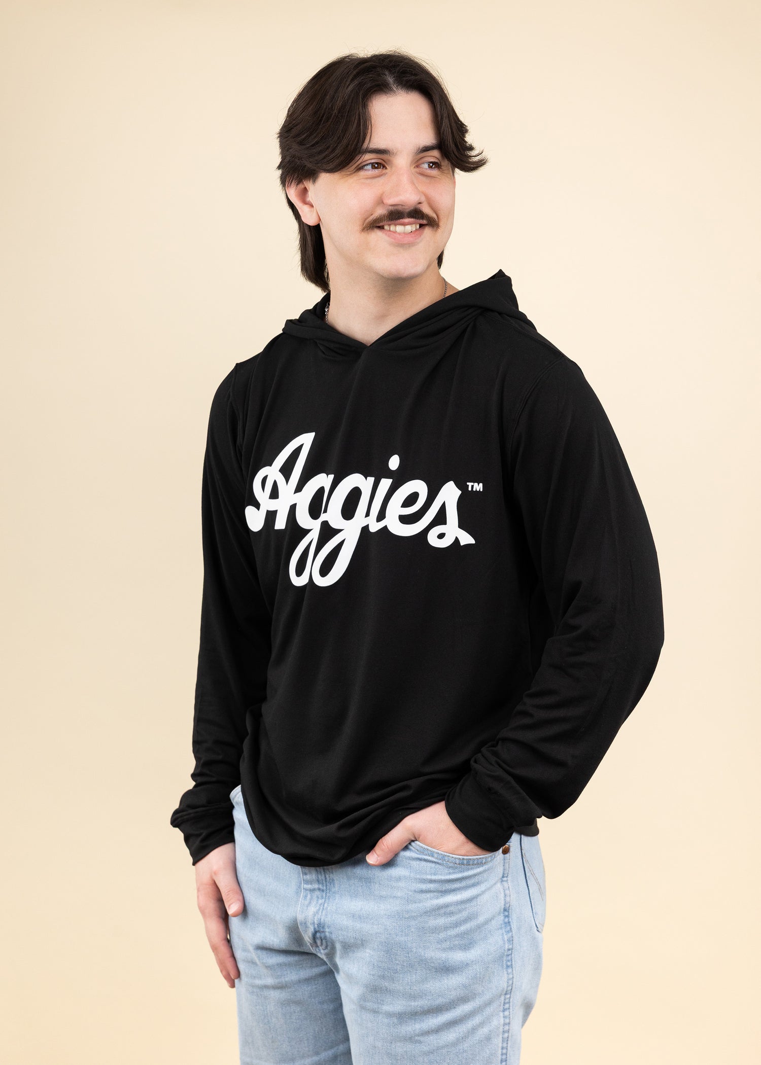 Collegiate Outfitters Script Aggies T-Shirt Hoodie