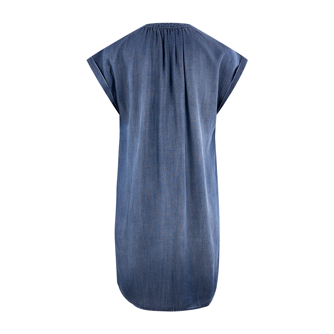 Cap Sleeve Henley Dress
