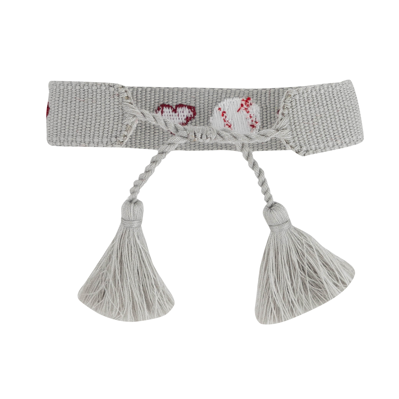 Baseball Heart Embroidered Bracelet