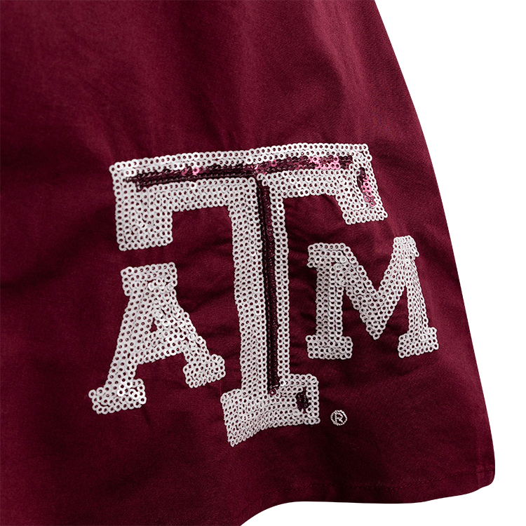 Texas A&M Puff Sleeve Dress