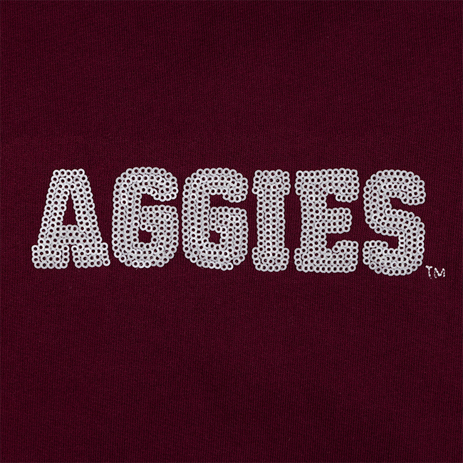 Texas A&M Stewart Simmons Sequin Boxy Sweatshirt