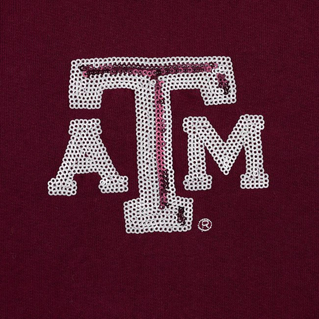 Texas A&M Stewart Simmons Sequin Boxy Sweatshirt
