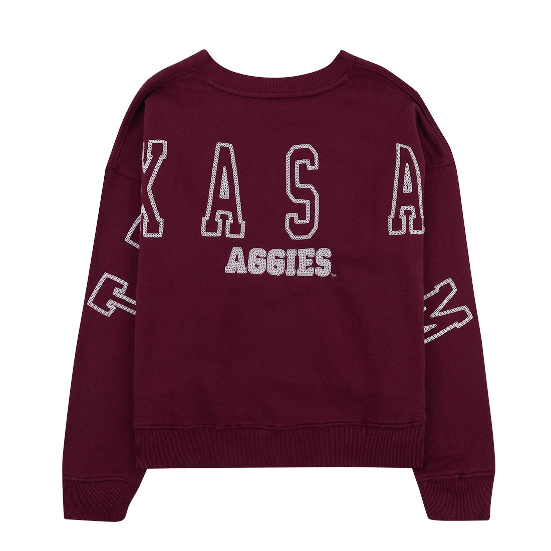 Texas A&M Stewart Simmons Sequin Boxy Sweatshirt