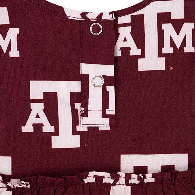 Texas A&M Stewart Simmons Poplin Onesie Dress