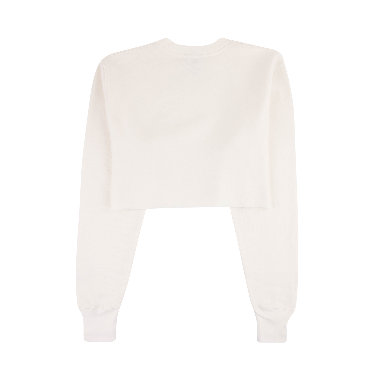 Aggies Champion White Puff Print Cropped Reverse Weave