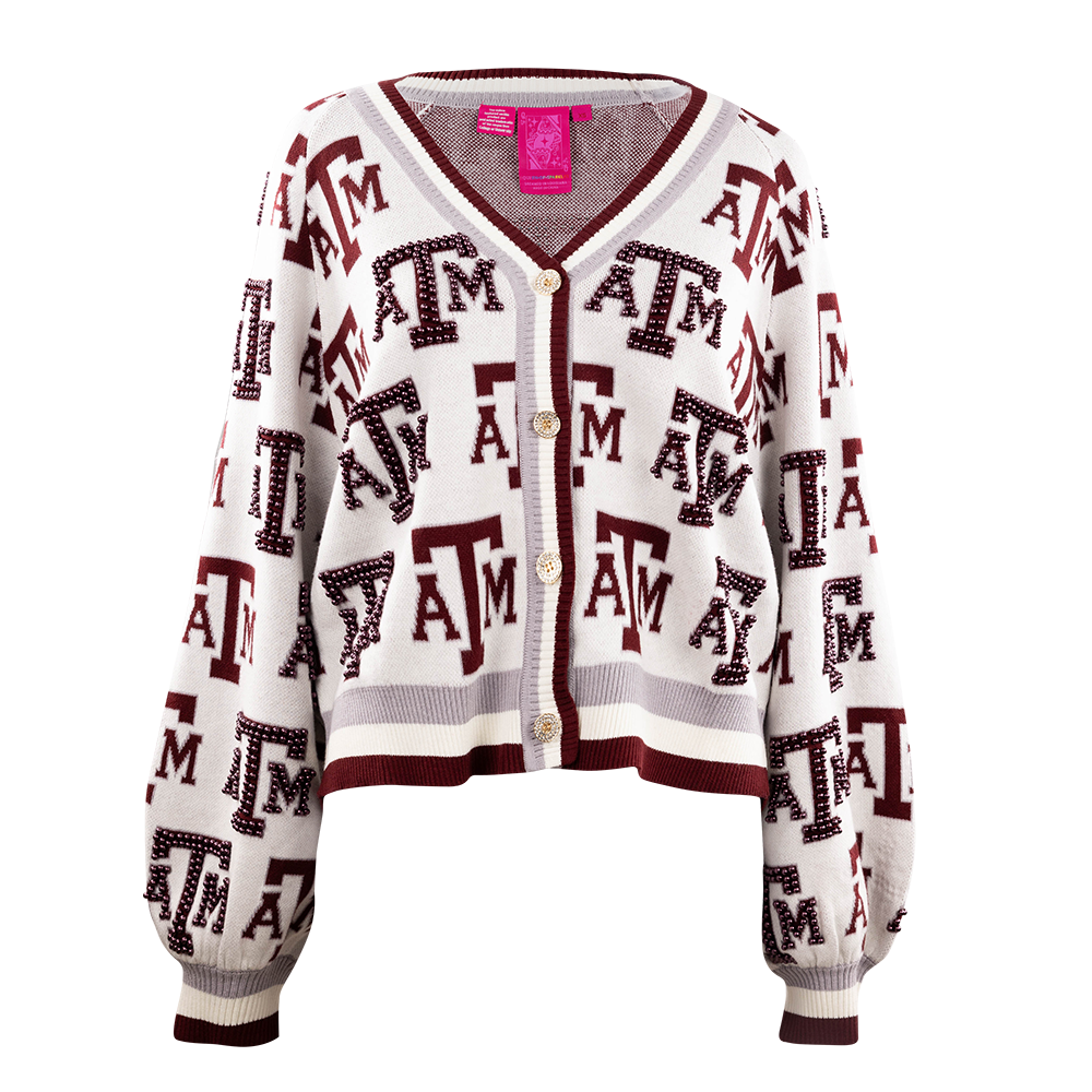 Queen of Sparkles Knit Rhinestone Cardigan